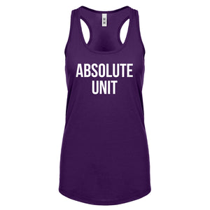 Absolute Unit Womens Racerback Tank Top
