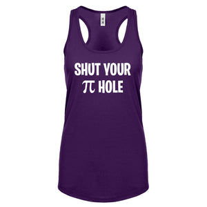 Shut Your Pi Hole Womens Racerback Tank Top