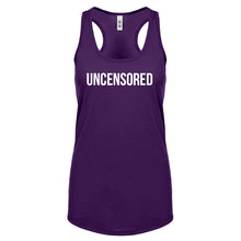 UNCENSORED Womens Racerback Tank Top