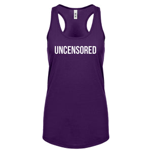 UNCENSORED Womens Racerback Tank Top