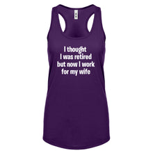 I Thought I was Retired Womens Racerback Tank Top