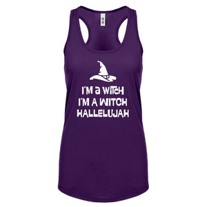 Im a Witch Hallelujah Womens Racerback Tank Top