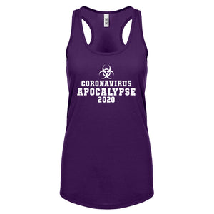 Coronavirus Apocalypse 2020 Womens Racerback Tank Top