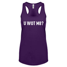 Racerback U Wot M8 Womens Tank Top