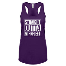Straight Outta Starfleet Womens Racerback Tank Top