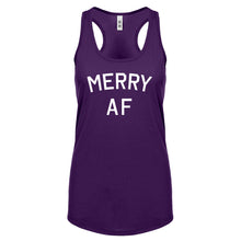 Merry AF Womens Racerback Tank Top