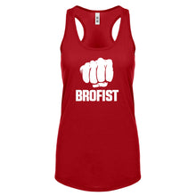 Racerback Brofist Womens Tank Top