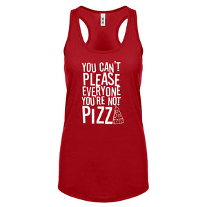 Racerback You're Not Pizza Womens Tank Top