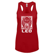 Racerback Leo Zodiac Astrology Womens Tank Top