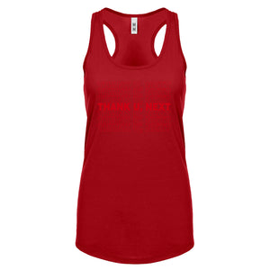 THANK U, NEXT Womens Racerback Tank Top