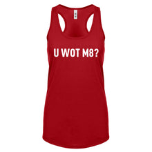 Racerback U Wot M8 Womens Tank Top