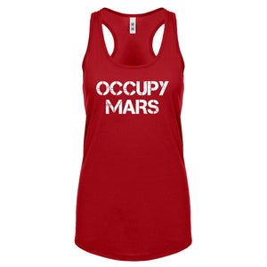 Occupy Mars Womens Racerback Tank Top