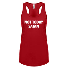 Not Today Satan Womens Racerback Tank Top
