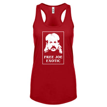 Free Joe Exotic Womens Racerback Tank Top