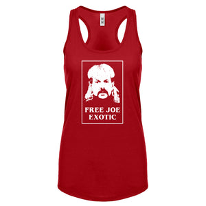 Free Joe Exotic Womens Racerback Tank Top