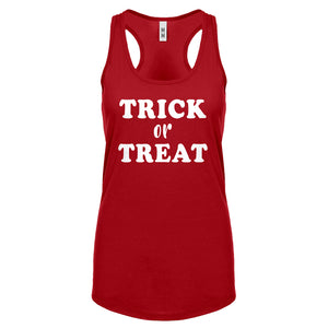Trick or Treat Womens Racerback Tank Top
