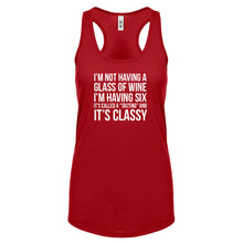 Its Called a Tasting and It's Classy Womens Racerback Tank Top