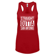 Straight Outta San Antonio Womens Racerback Tank Top