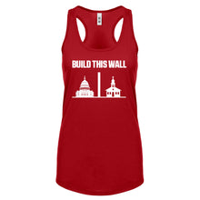 Build This Wall Womens Racerback Tank Top