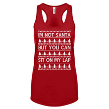 Racerback Im Not Santa Womens Tank Top