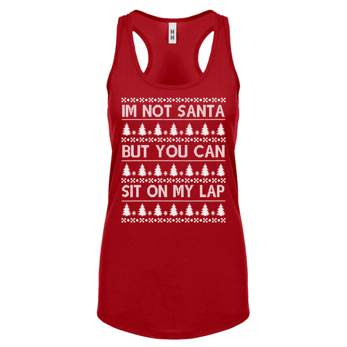 Racerback Im Not Santa Womens Tank Top