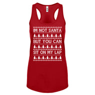 Racerback Im Not Santa Womens Tank Top