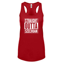 Racerback Straight Outta Szechuan Womens Tank Top