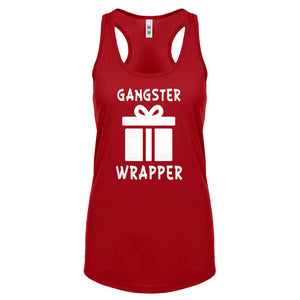 Gangster Wrapper Womens Racerback Tank Top