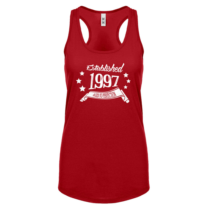 Racerback Established 1997 Womens Tank Top