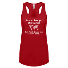 Racerback I Can Change the World Womens Tank Top