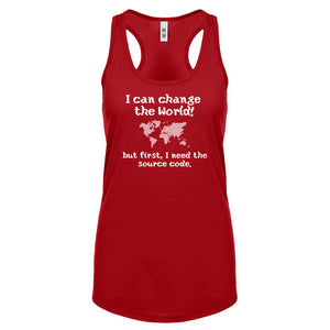 Racerback I Can Change the World Womens Tank Top