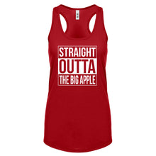 Straight Outta The Big Apple Womens Racerback Tank Top