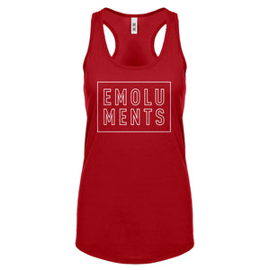 Racerback Emoluments Womens Tank Top