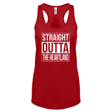 Straight Outta the Heartland Womens Racerback Tank Top