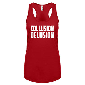Collusion Delusion Womens Racerback Tank Top