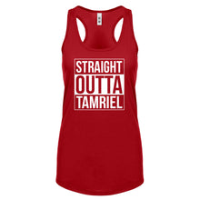 Straight Outta Tamriel Womens Racerback Tank Top