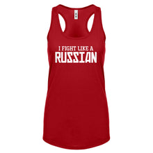 I Fight Like a Russian Womens Racerback Tank Top
