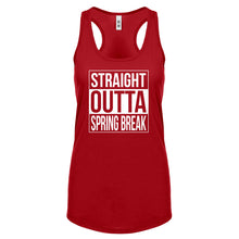 Straight Outta Spring Break Womens Racerback Tank Top