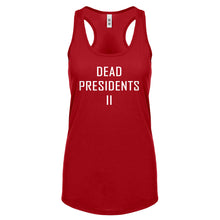 Racerback Dead Presidents II Womens Tank Top