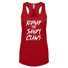 Kidnap the Sandy Claws Womens Racerback Tank Top
