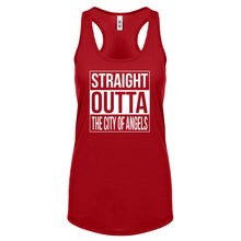 Straight Outta The City of Angels Womens Racerback Tank Top