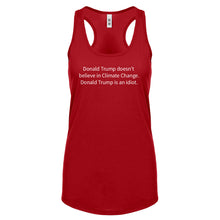 Donald Trump is an Idiot Womens Racerback Tank Top