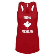 Snow Mexican Womens Racerback Tank Top
