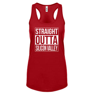 Racerback Straight Outta Silicon Valley Womens Tank Top