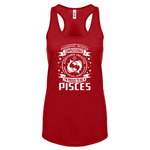 Racerback Pisces Astrology Zodiac Sign Womens Tank Top