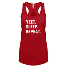 Yeet Sleep Repeat Womens Racerback Tank Top