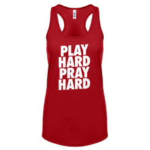 Racerback Play Hard Pray Hard (was 7006) Womens Tank Top