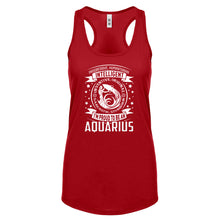 Racerback Aquarius Astrology Zodiac Sign Womens Tank Top