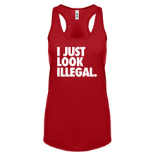 Racerback Just Look Illegal Womens Tank Top