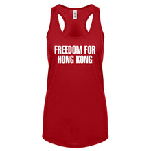 Freedom for Hong Kong Womens Racerback Tank Top